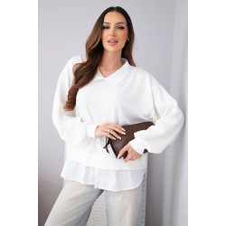 Sieviešu balta blūze Liucy