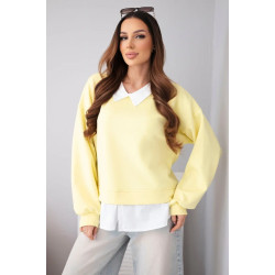 Sieviešu dzeltenā blūze Liucy