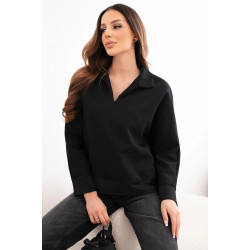 Sieviešu melns džemperis Linda