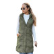 Sieviešu garā zaļā veste Lucy