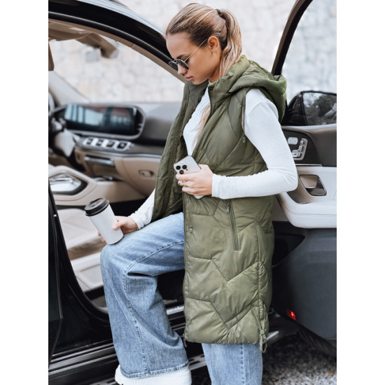 Sieviešu garā zaļā veste Lucy