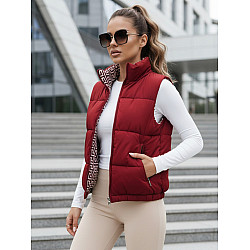 Veste bordo krāsā Debor