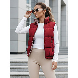 Veste bordo krāsā Debor