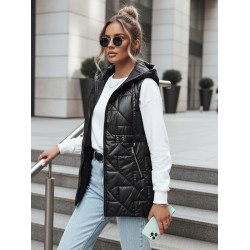 Sieviešu melna veste Demak