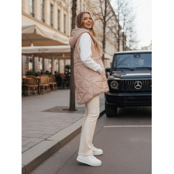 Sieviešu gaiši rozā veste Demak