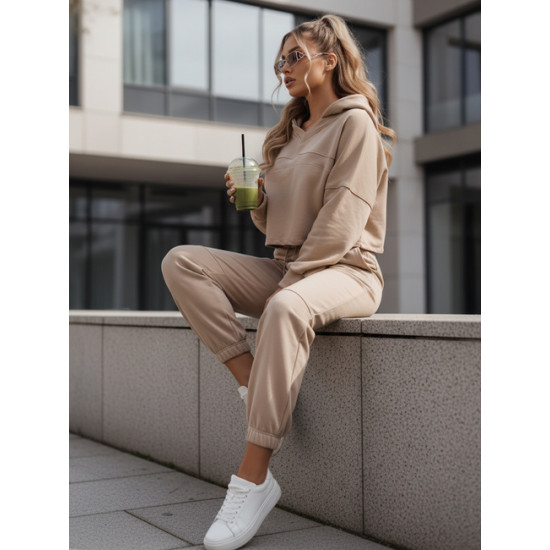Sieviešu brūns treniņtērps Bistan Sieviešu uzvalki