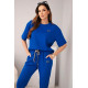 Sieviešu zilais komplekts Elite Sieviešu uzvalki