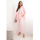 Elegants sieviešu apģērbu komplekts gaiši rozā krāsā „Silva“