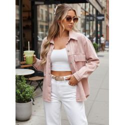 Shine pārejas rozā jaka