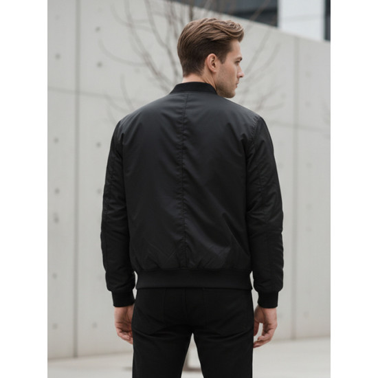 Vīriešu melna jaka AK95