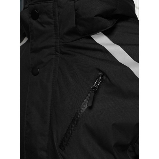 Vīriešu melna slēpošanas jaka Atlant