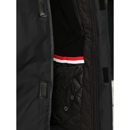 Vīriešu melna slēpošanas jaka Atlant