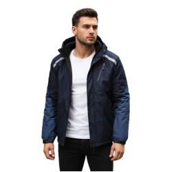 Vīriešu tumši zila slēpošanas jaka Atlant