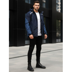 Vīriešu tumši zila slēpošanas jaka Atlant