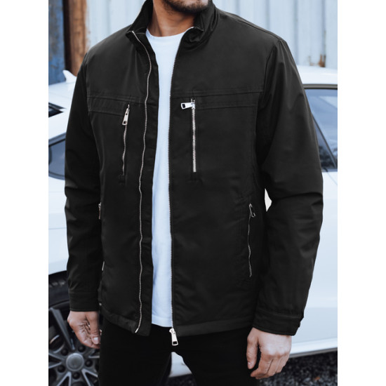 Vīriešu melna jaka Teros Vīriešu jakas un mēteļi