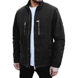 Vīriešu melna jaka Teros
