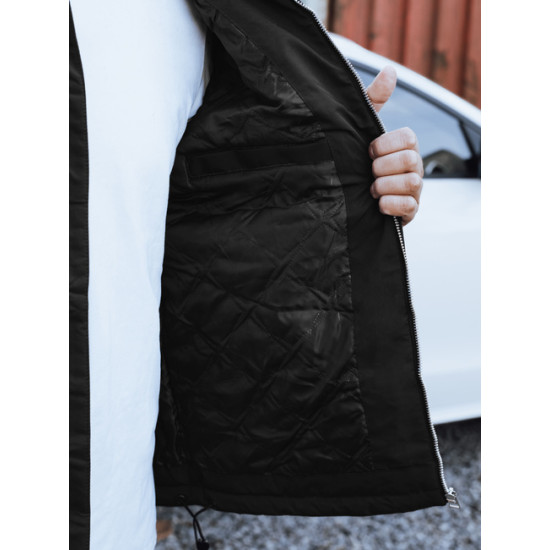 Vīriešu melna jaka Teros Vīriešu jakas un mēteļi