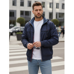 Vīriešu tumši zila divpusēja pārejas jaka Artun