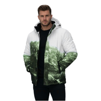 Vīriešu zaļa slēpošanas jaka Mount