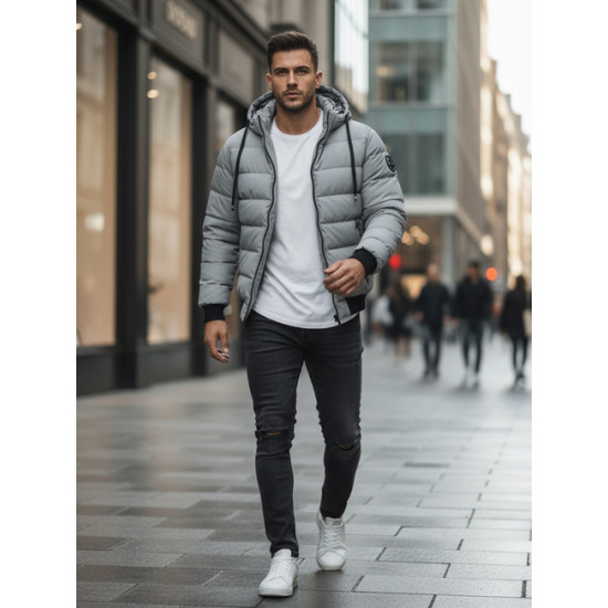 Vīriešu pelēka ziemas jaka Jupiter