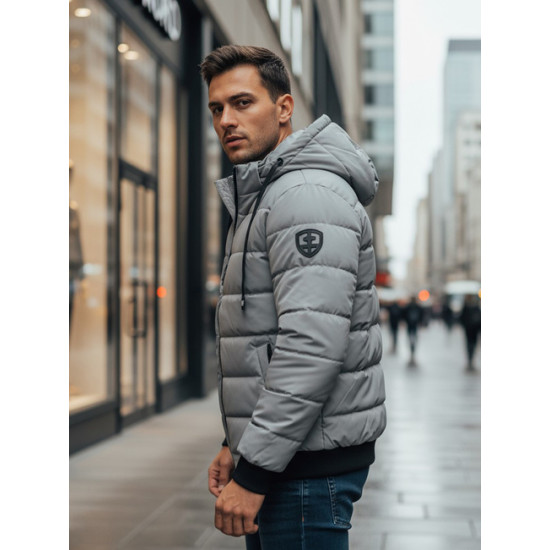 Vīriešu pelēka ziemas jaka Jupiter