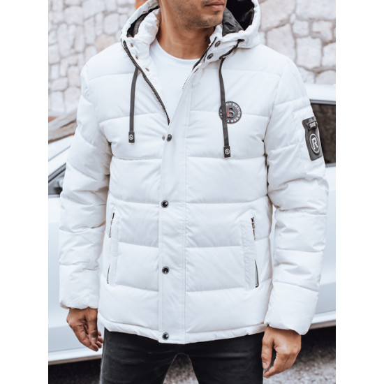 Vīriešu balta ziemas jaka Ross