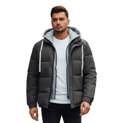 Men's dark grey winter jacket Blaze
