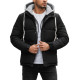 Vīriešu melna ziemas jaka Blaze Ziemas jakas