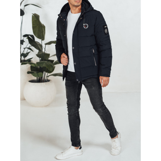 Vīriešu tumši zila ziemas jaka Ross