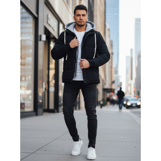 Vīriešu tumši zila ziemas jaka Blaze