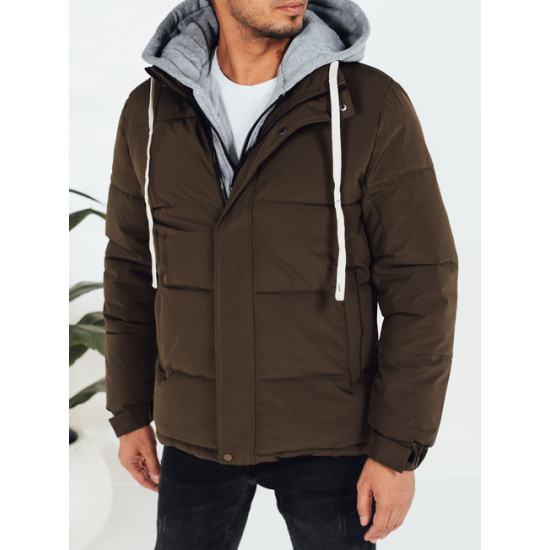 Vīriešu tumši brūna ziemas jaka Blaze