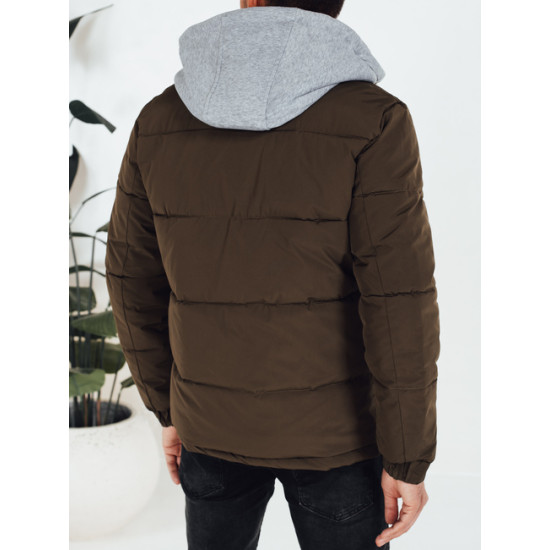 Vīriešu tumši brūna ziemas jaka Blaze