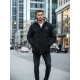 Men's black winter jacket Race