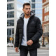Men's black winter jacket Race