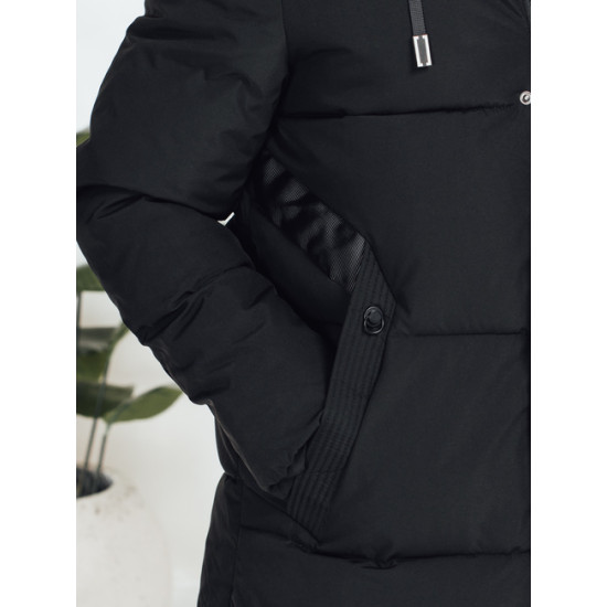 Master vīriešu melnā ziemas jaka