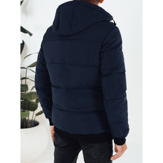 Men's navy blue winter jacket Scot Winter jackets
