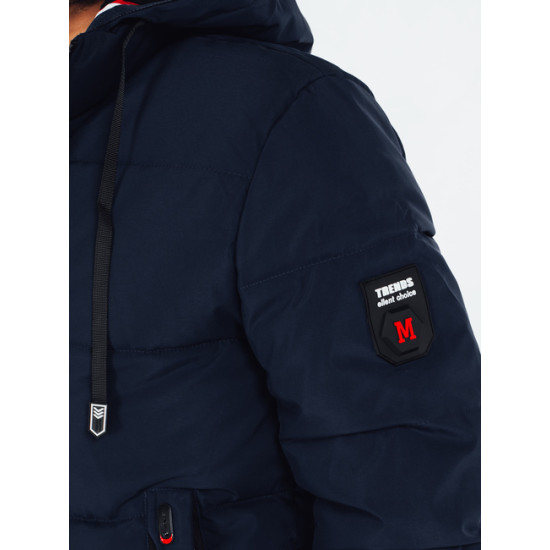 Men's navy blue winter jacket Scot Winter jackets