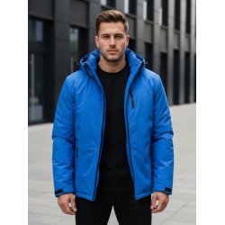 Vīriešu zilā Falcon slēpošanas jaka