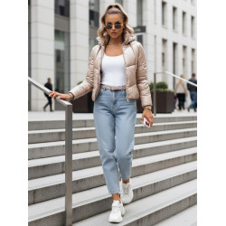 Sieviešu pārejas sezonas brūna jaka Lola