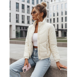 Sieviešu pārejas balta jaka Elin