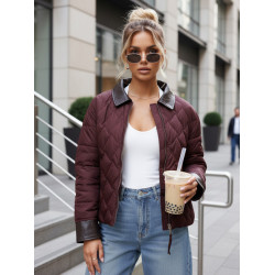 Sieviešu bordo krāsas jaka Santi