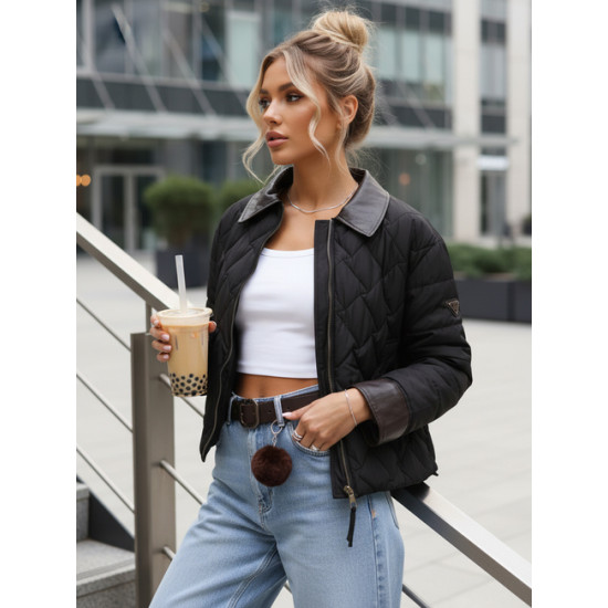 Sieviešu melna jaka Santi Jakas