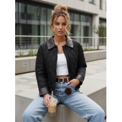 Sieviešu melna jaka Santi