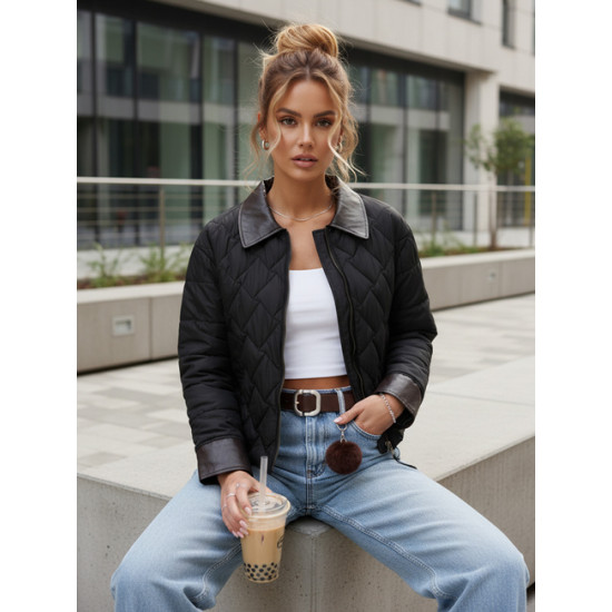 Sieviešu melna jaka Santi Jakas