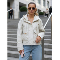 Sieviešu pārejas sezonas brūna jaka Enit