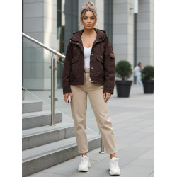 Sieviešu pārejas brūna jaka Enit