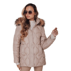 Sieviešu brūna ziemas jaka Lumor