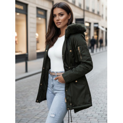 Sieviešu zaļā ziemas jaka Eris