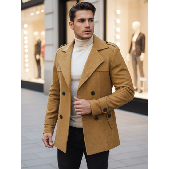 Vīriešu brūns mētelis Arlas Mēteļi