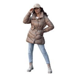 Sieviešu brūna jaka Bloom